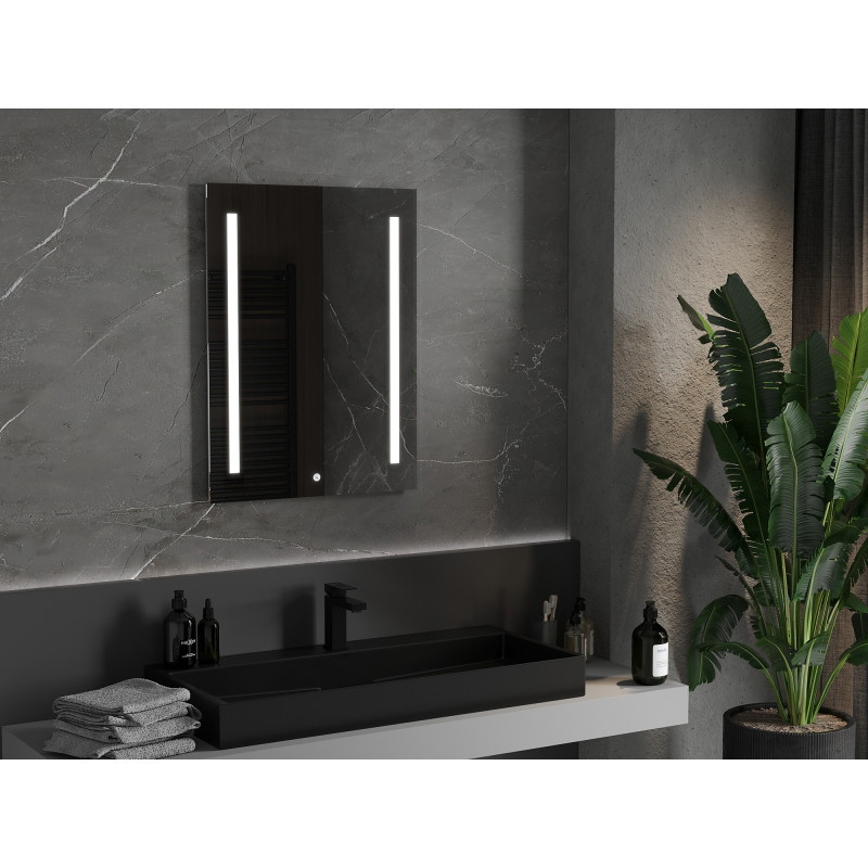 Mexen Remi 60 x 80 cm-es, LED 6000K-es, páramentes fürdőszobai tükör - 9804-060-080-611-00