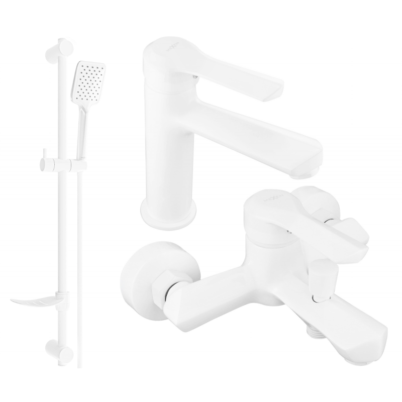 Mexen Sabre Set de baie DF62, alb - 72103DF62-20