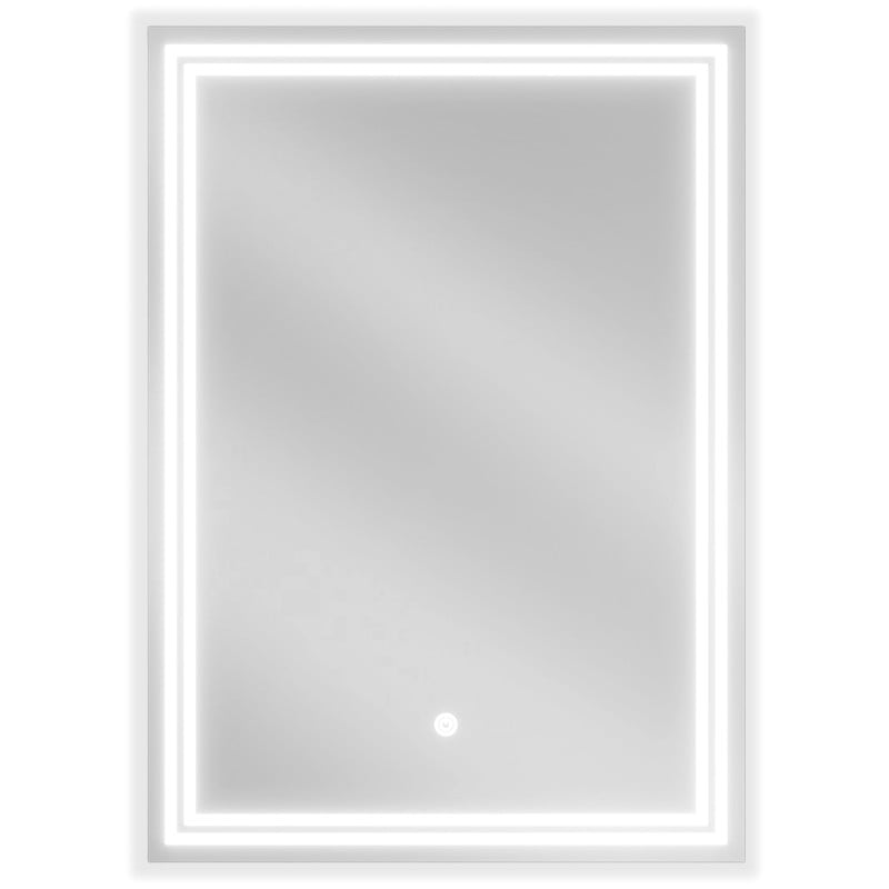 Mexen Taco LED-es fürdőszobai tükör 50 x 70 cm, 6000K, páramentes - 9805-050-070-611-00
