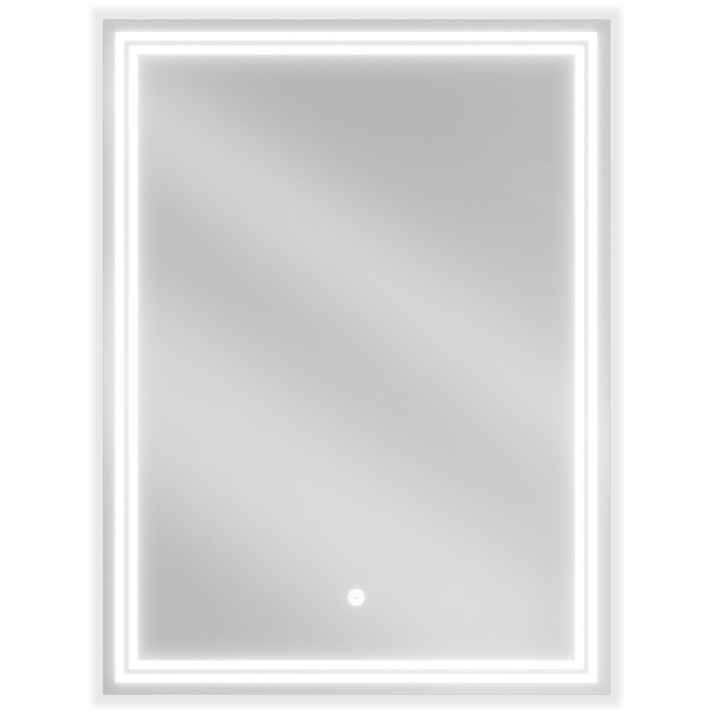 Mexen Taco 60 x 80 cm-es, LED 6000K, páramentesített fürdőszobai tükör - 9805-060-080-611-00