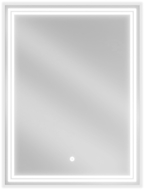 Mexen Taco LED-es fürdőszobai tükör, 60 x 80 cm, 6000K, páramentesítő - 9805-060-080-611-00