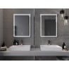 Mexen Taco 60 x 80 cm-es, LED 6000K, páramentesített fürdőszobai tükör - 9805-060-080-611-00