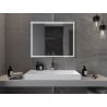 Mexen Taco világító fürdőszobai tükör 100 x 80 cm, LED 6000K, páramentes - 9805-100-080-611-00