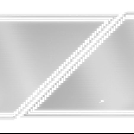 Mexen Taco oglindă iluminată de baie 100 x 80 cm, LED 6000K, anti aburire - 9805-100-080-611-00
