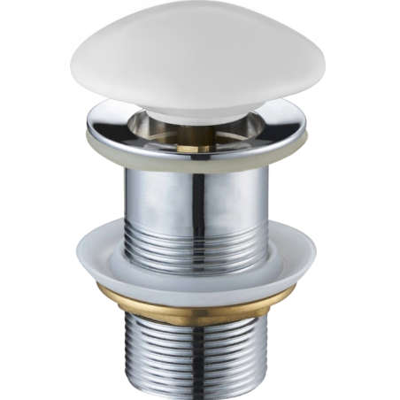 Mexen dop filtru clic-clac rotund, ceramică alb mat - 79910-01