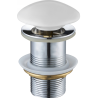 Mexen dop filtru clic-clac rotund, ceramică alb mat - 79910-01