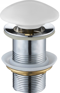 Mexen dop filtru clic-clac rotund, ceramică alb mat - 79910-01