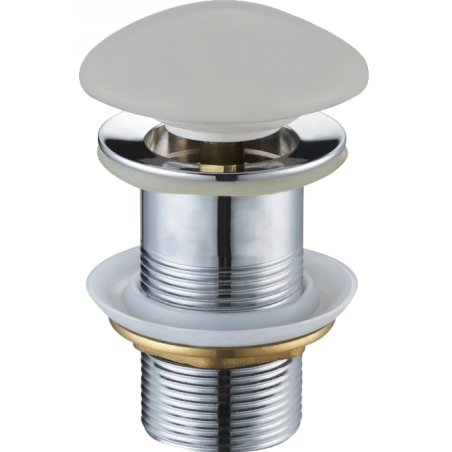 Mexen dop ceramică pop-up rotund, mat gri - 79910-67