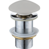 Mexen dop ceramică pop-up rotund, mat gri - 79910-67