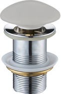 Mexen dop ceramică pop-up rotund, mat gri - 79910-67