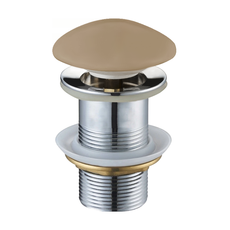 Mexen dop mecanic clic-clac rotund, cappuccino ceramic mat - 79910-64