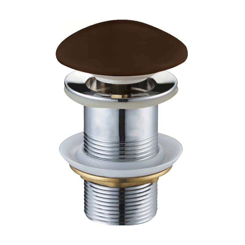 Mexen dop standard click-clack rotund, ceramic maro mat - 79910-68