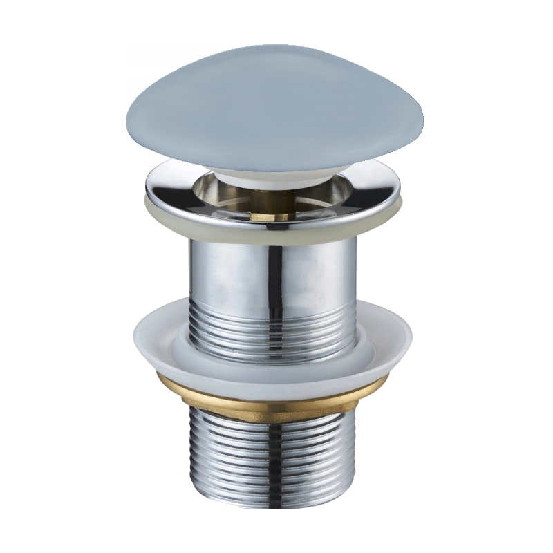 Mexen dop click-clack rotund, Gri albastru ceramic mat - 79910-69
