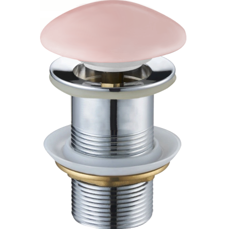 Korek Mexen tip clic-clac rotund, roz ceramic mat - 79910-44