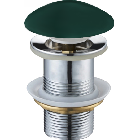 Mexen kerek click-clack kerek, sötétzöld kerámia matt - 79910-47