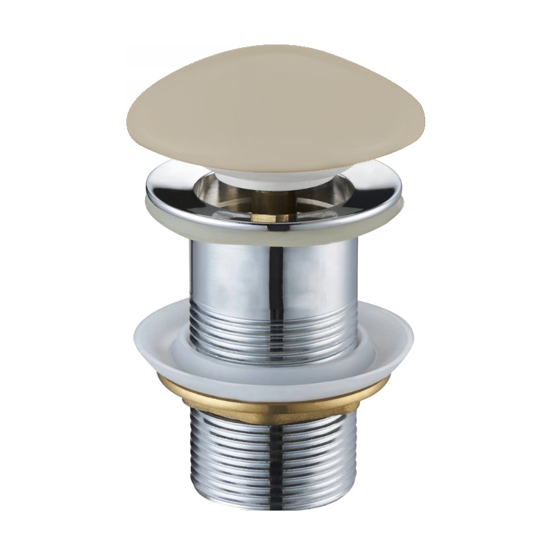 Mexen klikk-klakk lefolyó kerek, bézs kerámia matt - 79910-62