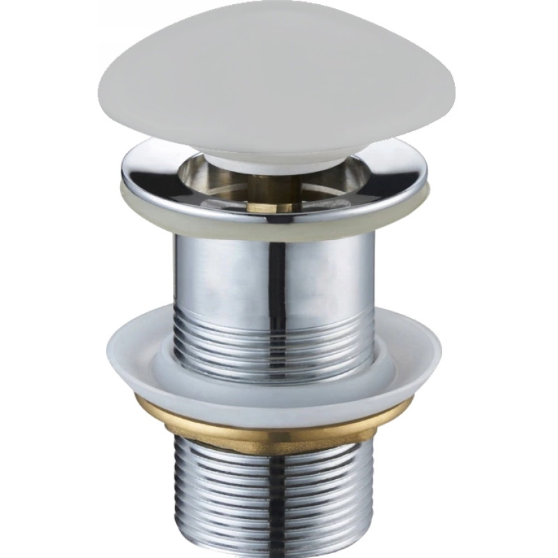 Mexen dop clic-clac rotund, mat ceramic platina - 79910-63