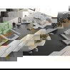 Mexen Carlos chiuvetă de granit 1,5 camere cu baterie de bucătărie Carla, bej - 6518-69-670700-50