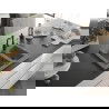 Mexen Carlos chiuvetă de granit cu 1,5 compartiment și baterie de bucătărie Carla, gri - 6518-71-670700-70-B