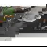 Mexen Enzo chiuvetă de granit cu 1 compartiment cu scurgător și baterie de bucătărie Carla, negru pătat - 6506-76-670700-00