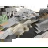 Mexen Leo chiuvetă de granit cu un compartiment, cu picurător și baterie de bucătărie Aster, Bej - 6501-69-73450-07