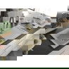Mexen Leo chiuvetă de granit cu un compartiment, cu picurător și baterie de bucătărie Aster, Bej - 6501-69-73450-57-G