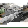 Mexen Leo chiuvetă de granit cu 1 cuvă și scurgător și baterie de bucătărie Aster, negru/argintiu metalic - 501-73-73450-07-B