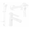 Mexen Sabre DF62 zuhany szett, Fehér - 72104DF62-20