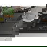 Mexen Leo chiuvetă de granit cu 1 cuvă cu scurgător și baterie de bucătărie Aster, negru/auriu metalic - 6501-75-73450-70-B