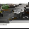 Mexen Matias chiuvetă de granit cu 1,5 compartimente, cu scurgător și baterie de bucătărie Aster, negru/argintiu - 6502-73-7345?