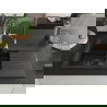 Chiuvetă granit Mexen Matias 1,5-bazină cu picurător și baterie bucătărie Aster, negru/auriu metalic - 6502-75-73450-07-B