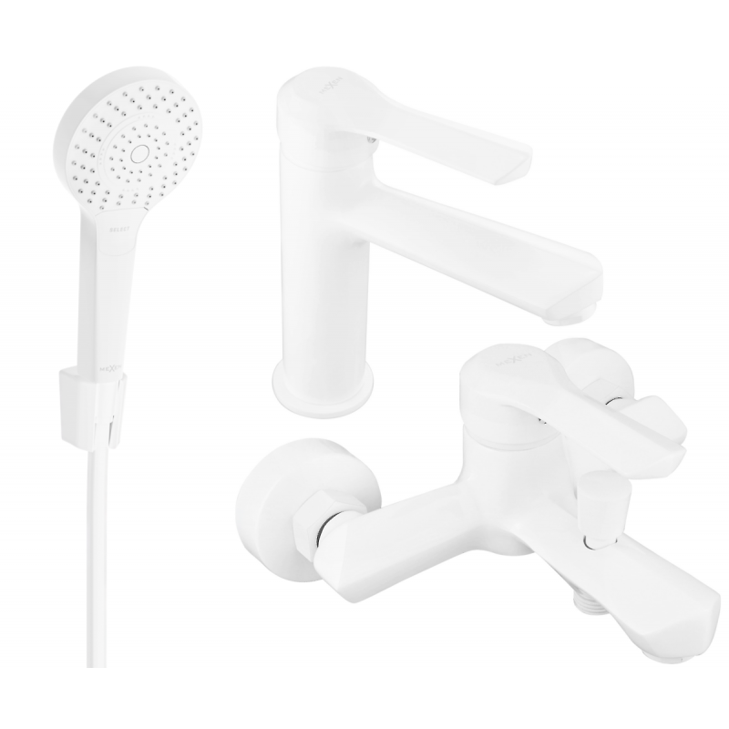Mexen Sabre R05 set de cadă, alb - 72103R05-20