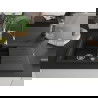 Mexen Matias chiuvetă de granit cu 1,5 compartimente cu scurgător și robinet de bucătărie Aster, negru - 6502-77-73450-07