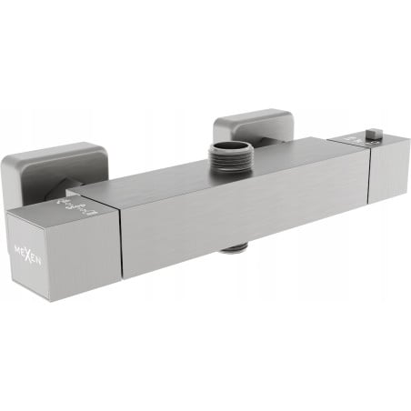 Baterie de duș termostatică Mexen Cube, grafit - 77250-66