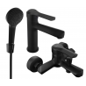 Mexen Sabre R05 set de baie, negru - 72103R05-70
