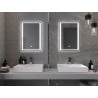 Mexen Zusa 50 x 70 cm-es, LED 6000K, páramentes fürdőszobai tükör - 9808-050-070-611-00