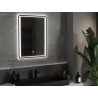 Mexen Zusa 60 x 80 cm-es, háttérvilágítású fürdőszobai tükör, LED 6000K, páramentes - 9808-060-080-611-00