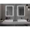 Mexen Zusa megvilágított fürdőszobai tükör 60 x 80 cm, LED 6000K, anti-pára - 9808-060-080-611-00