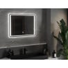 Mexen Zusa 80 x 60 cm-es fürdőszobai megvilágított tükör, LED 6000K, páramentes - 9808-080-060-611-00