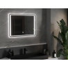 Mexen Zusa világított fürdőszobai tükör, 80 x 60 cm, LED 6000K, páramentes - 9808-080-060-611-00