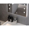 Mexen Ner oglindă de baie iluminată 60 x 80 cm, LED 6000K, anti-ceață - 9809-060-080-611-00