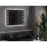 Mexen Ner világított fürdőszobai tükör 80 x 60 cm, LED 6000K, páramentes - 9809-080-060-611-00