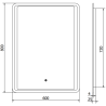 Mexen Zusa megvilágított fürdőszobai tükör 60 x 80 cm, LED 6000K, anti-pára - 9808-060-080-611-00