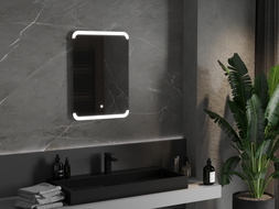 Mexen Nida oglindă de baie iluminată 50 x 70 cm, LED 6000K, antiaburire - 9806-050-070-611-00