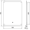 Mexen Nida oglindă de baie iluminată 50 x 70 cm, LED 6000K, anti-aburire - 9806-050-070-611-00