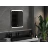 Mexen Nida oglindă de baie iluminată 60 x 80 cm, LED 6000K, anti-abur - 9806-060-080-611-00