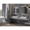 Mexen Nida oglindă de baie iluminată 60 x 80 cm, LED 6000K, anti-abur - 9806-060-080-611-00