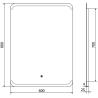 Mexen Nida oglindă de baie iluminată 60 x 80 cm, LED 6000K, anti-abur - 9806-060-080-611-00