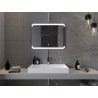 Mexen Nida fürdőszobai tükör megvilágítással 80 x 60 cm, LED 6000K, páramentes - 9806-080-060-611-00