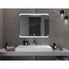 Mexen Nida oglindă de baie iluminată 100 x 80 cm, LED 6000K, antiaburire - 9806-100-080-611-00
